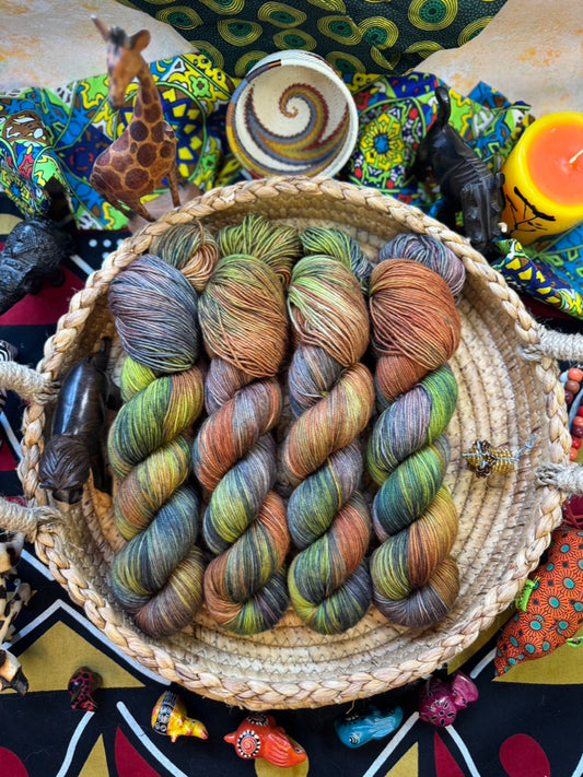 He'd Make a Very Handsome Throw Rug - Cosy 4 Ply - Lion King - Hand Dyed Yarn - NEW