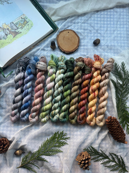 10 Mini Skein Set - Winnie the Pooh - Dyed to Order 6-8 Weeks - NEW
