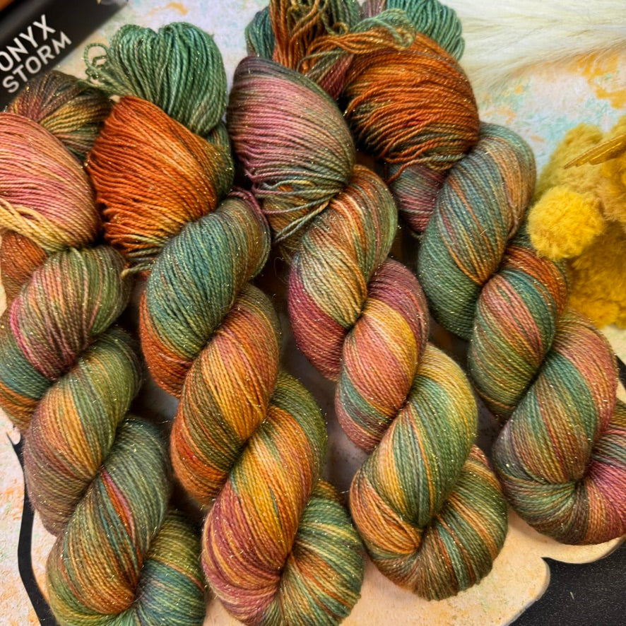 The Flight Field Cloud Fluff - Fourth Wing - Hand Dyed Yarn - NEW