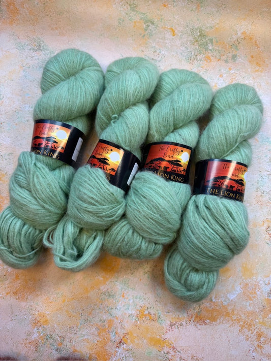 The Lion Sleeps Tonight - Alpaca Air - Lion King - Hand Dyed Yarn - NEW