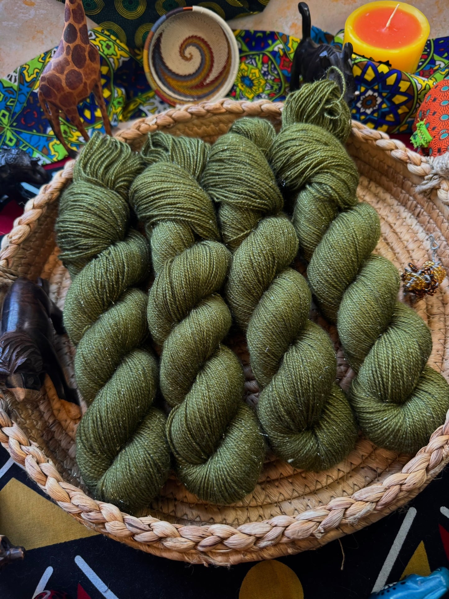 Slimy, yet Satisfying - Lion King - Hand Dyed Yarn - DYED TO ORDER - 6-8 Weeks - NEW