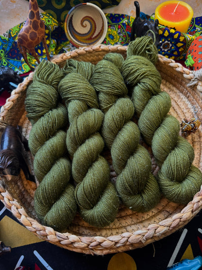 Slimy, yet Satisfying - Lion King - Hand Dyed Yarn - DYED TO ORDER - 6-8 Weeks - NEW