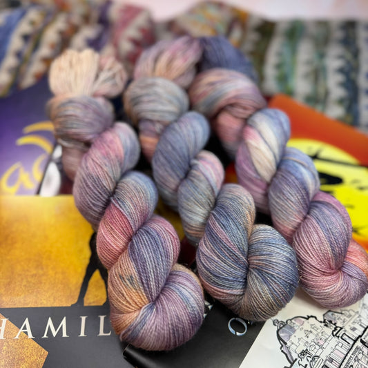 Crazy For You - Gold Sparkle Sock - Musicals Collection - Hand Dyed Yarn