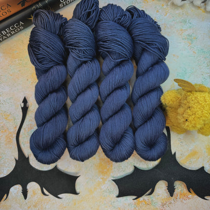Blue Daggertail tonal - Fourth Wing - Hand Dyed Yarn - DYED TO ORDER - 6-8 Weeks - NEW