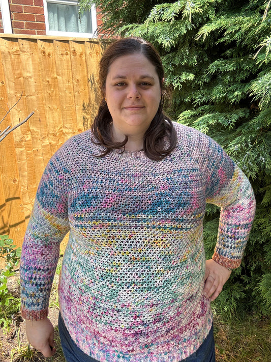 Confetti Pullover - Crochet - SAMPLE SALE