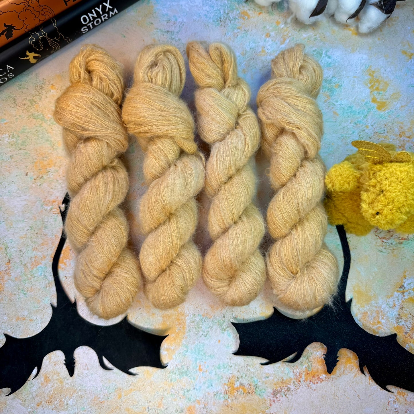 Andarna - Feathertail tonal - Fourth Wing - Hand Dyed Yarn - DYED TO ORDER - 6-8 Weeks - NEW