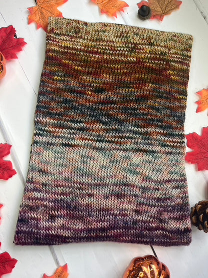 Pumpkin Spice Single Cowl - Knit - SAMPLE SALE