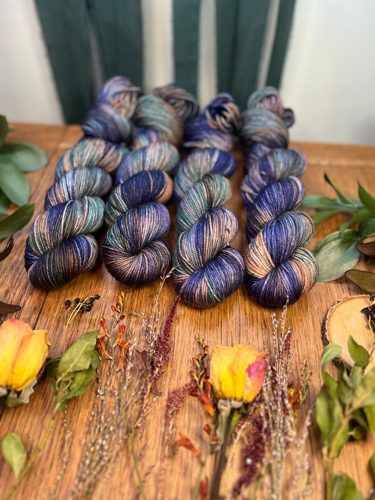 The Groom - An Autumn Wedding Collection - Hand Dyed Yarn - 100% Superwash Merino Cosy 4 Ply