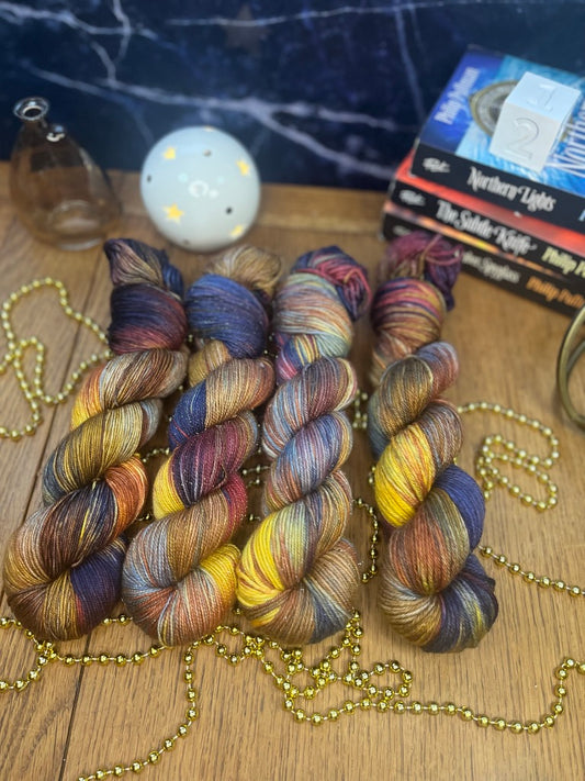Streams of Consciousness - His Dark Materials - Hand Dyed Yarn - Dyed to Order - Cosy 4Ply, Cosy DK, Aran, Sock, Sparkle DK, Sparkle Sock