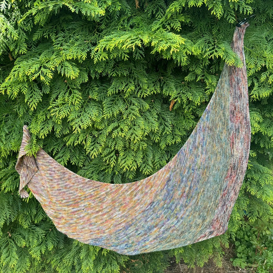 Good Omens shawl - Knit -  SAMPLE SALE
