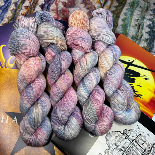 Crazy For You - Gold Sparkle Sock - Musicals Collection - Hand Dyed Yarn