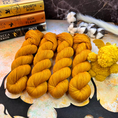 Andarna - Feathertail tonal - Fourth Wing - Hand Dyed Yarn - DYED TO ORDER - 6-8 Weeks - NEW