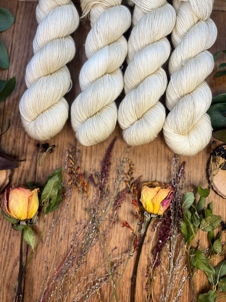 The Bride - An Autumn Wedding Collection - Hand Dyed Yarn - 100% Superwash Merino Cosy 4 Ply