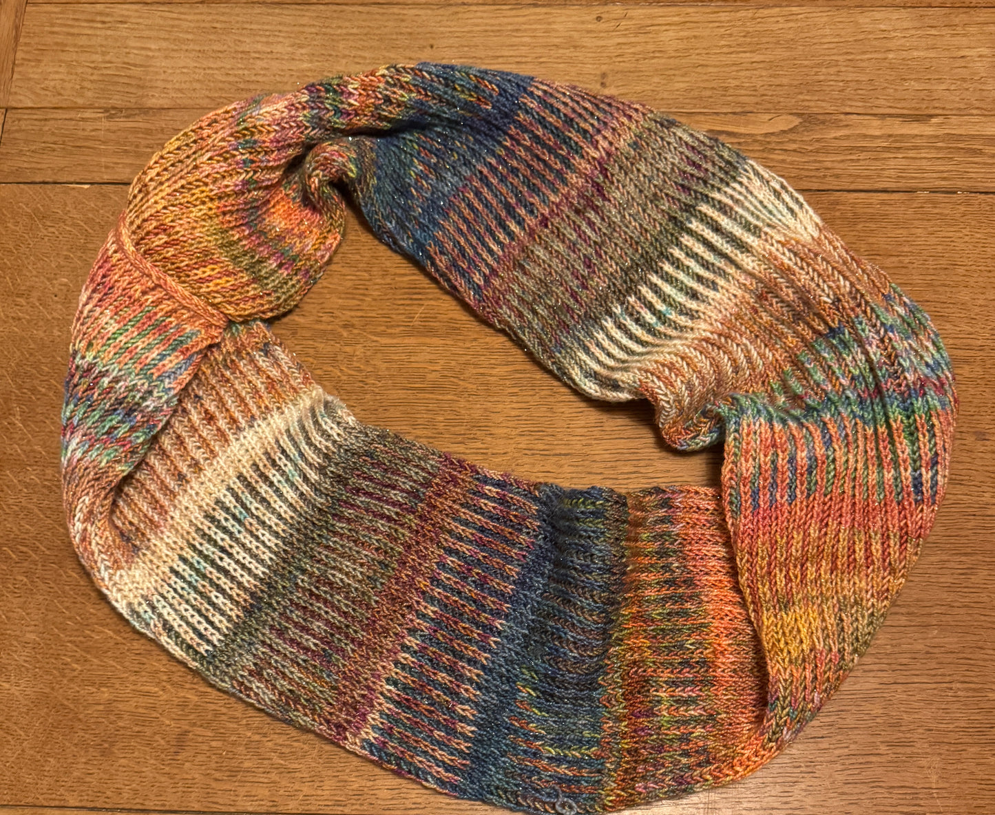 Brioche Cowl -  KNITTING Shawl Pattern - Intermediate - NEW