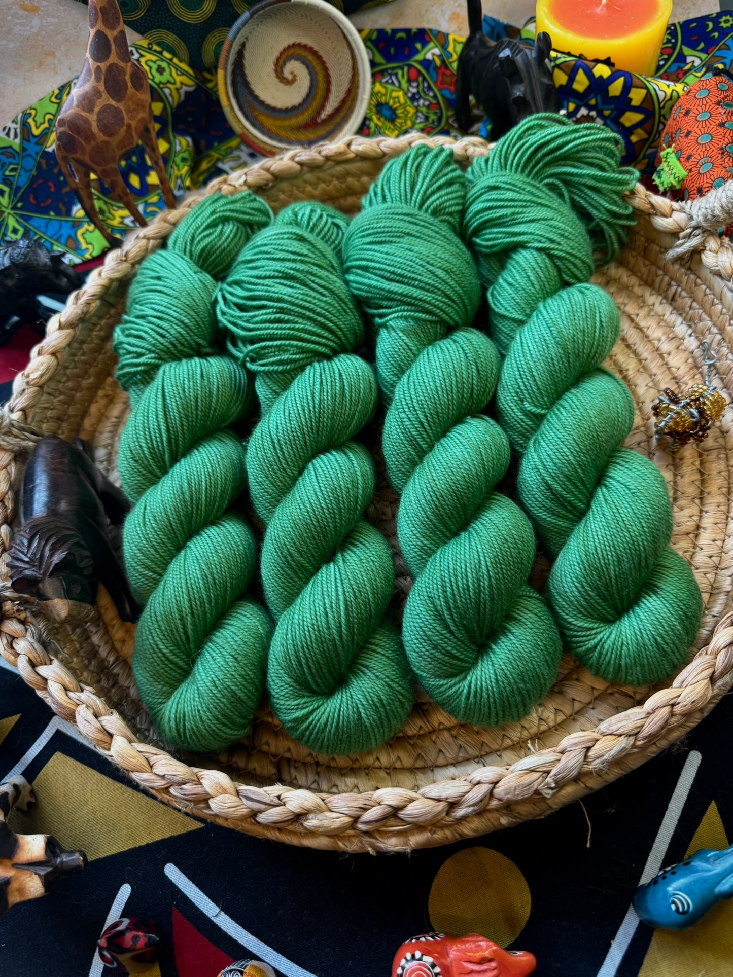 The Lion Sleeps Tonight - Lion King - Hand Dyed Yarn - DYED TO ORDER - 6-8 Weeks - NEW