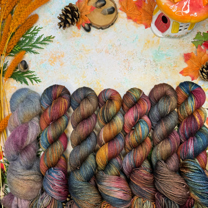 Sweater Weather - Cosy 4 Ply - Season of Magic Collection - Hand Dyed Yarn - Ready to ship