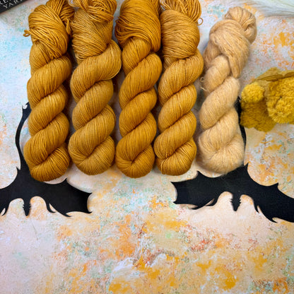 Andarna - Feathertail tonal - Fourth Wing - Hand Dyed Yarn - DYED TO ORDER - 6-8 Weeks - NEW
