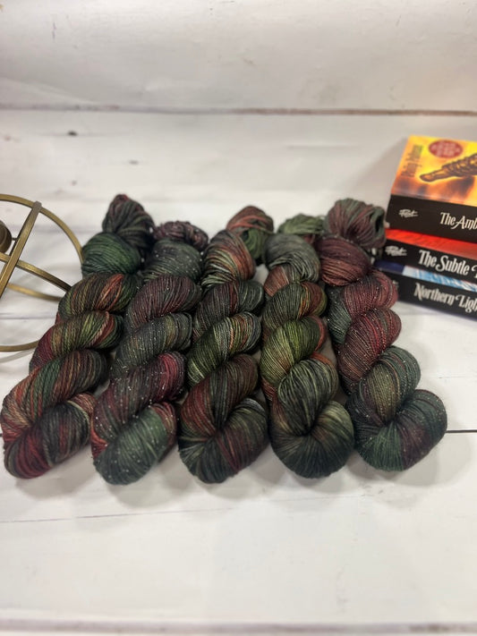 Serafina Pekkala - His Dark Materials - Hand Dyed Yarn - Dyed to Order - Cosy 4Ply, Cosy DK, Aran, Sock, Sparkle DK, Sparkle Sock