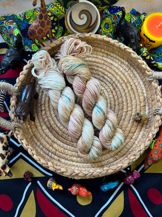 Nala - Aran -  Lion King - Hand Dyed Yarn - NEW