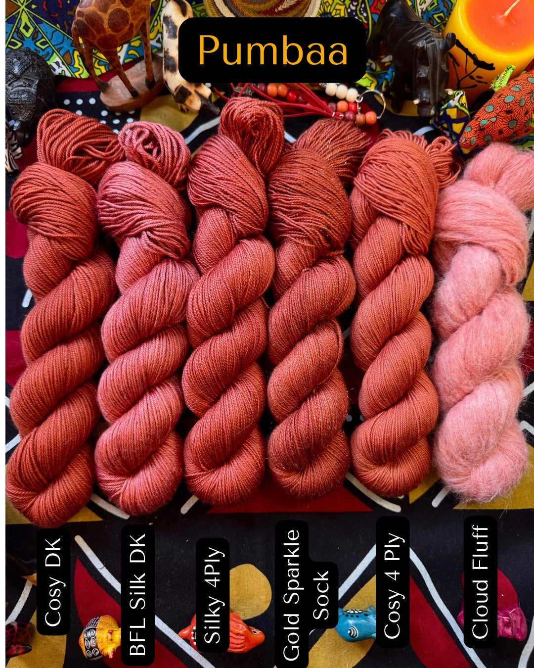 Pumbaa - Lion King - Hand Dyed Yarn - DYED TO ORDER - 6-8 Weeks - NEW