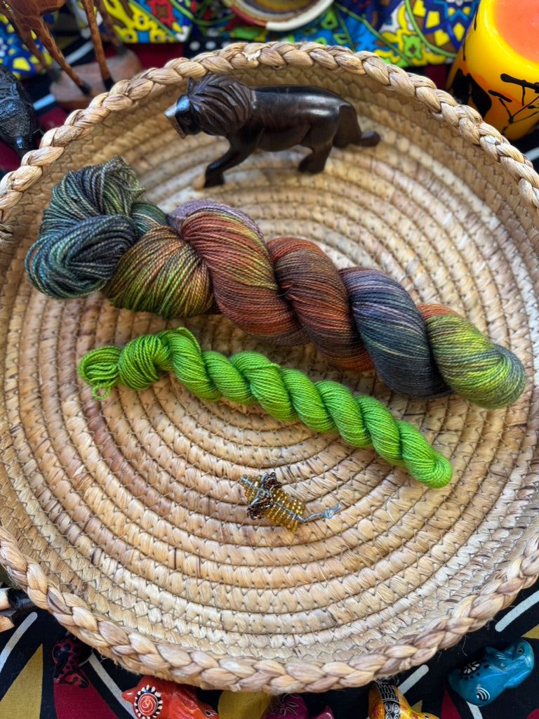 He'd Make a Very Handsome Throw Rug - Lion King - Hand Dyed Yarn - DYED TO ORDER - 6-8 Weeks - NEW