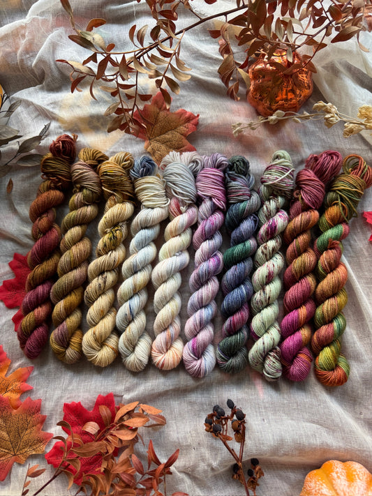 Mini Skeins - Gilmore Girls - DYED TO ORDER - NEW