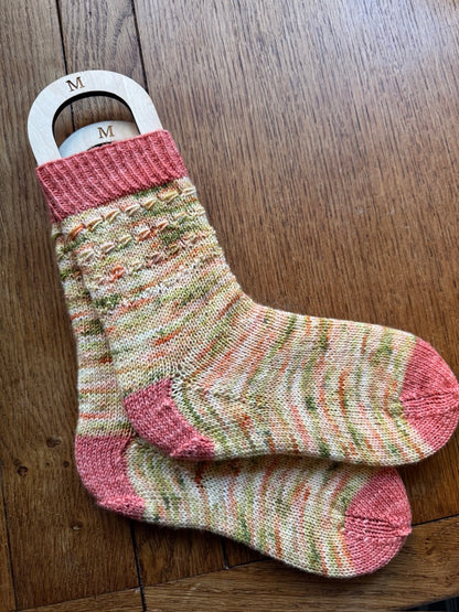 Whorl Socks -  KNITTING Hat Pattern - Intermediate - NEW