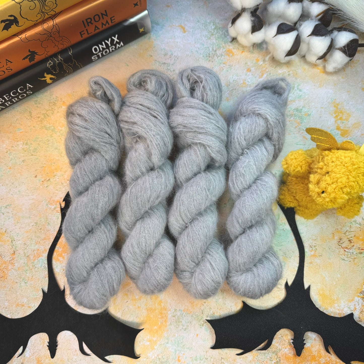 Basgaith War College tonal - Fourth Wing - Hand Dyed Yarn - DYED TO ORDER - 6-8 Weeks - NEW