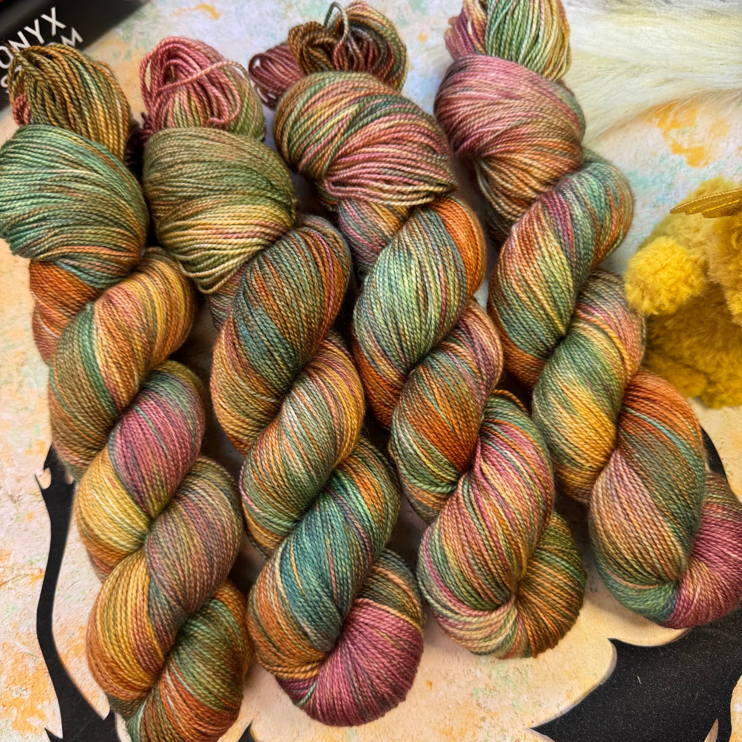 The Flight Field Cloud Fluff - Fourth Wing - Hand Dyed Yarn - NEW