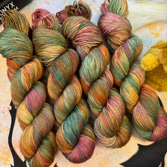 The Flight Field Cloud Fluff - Fourth Wing - Hand Dyed Yarn - NEW