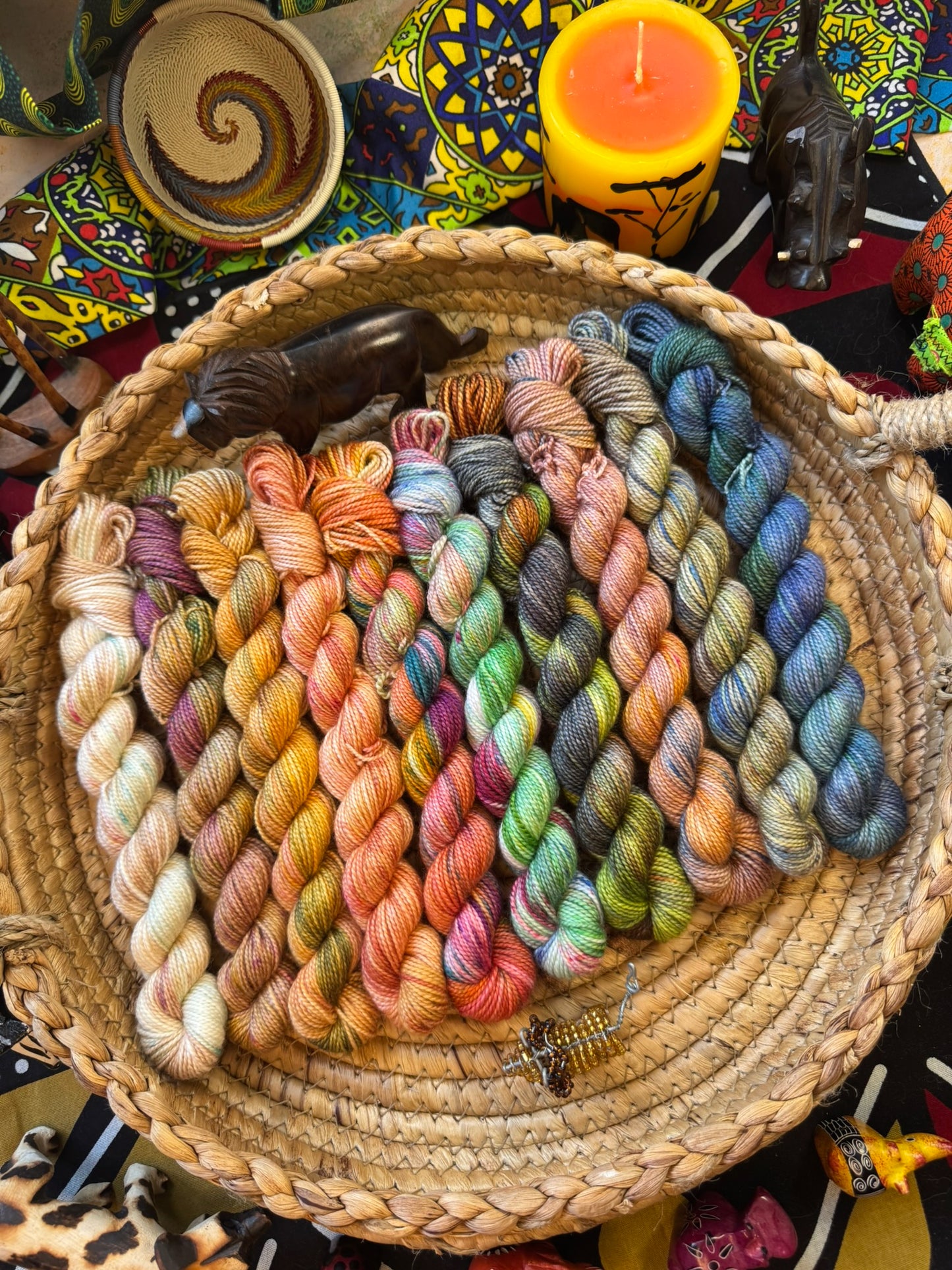 Lion King Mini Skeins - Lion King - Hand Dyed Yarn - DYED TO ORDER - 6-8 Weeks - NEW