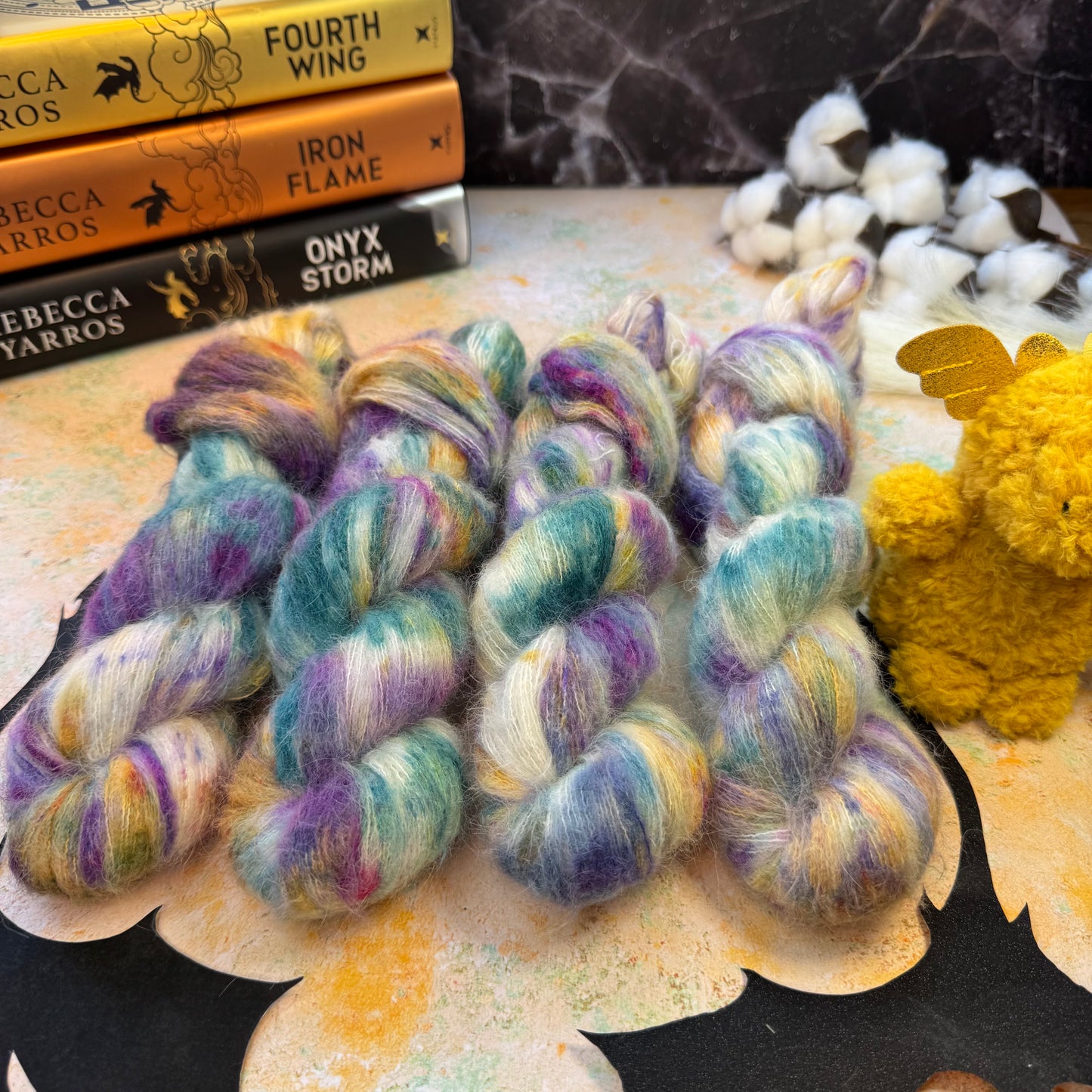 Signets Cloud Fluff - Fourth Wing - Hand Dyed Yarn - NEW