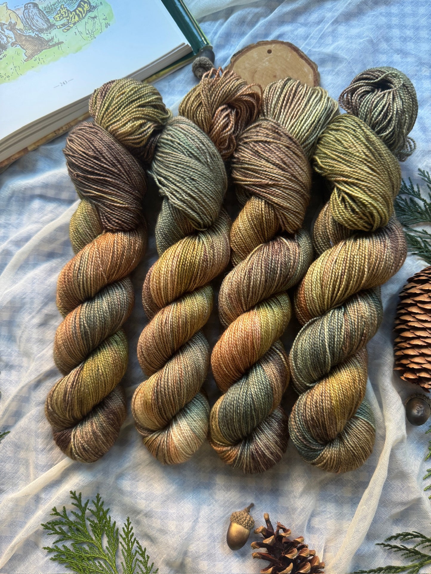 Fir Cones - Winnie the Pooh - Dyed to Order 6-8 Weeks - NEW