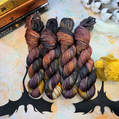 Xaden Riorson - Fourth Wing - Hand Dyed Yarn - DYED TO ORDER - 6-8 Weeks - NEW
