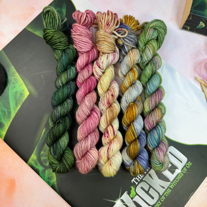 Wicked Musicals Collection Cosy DK Mini skeins x 5 - Hand Dyed Yarn