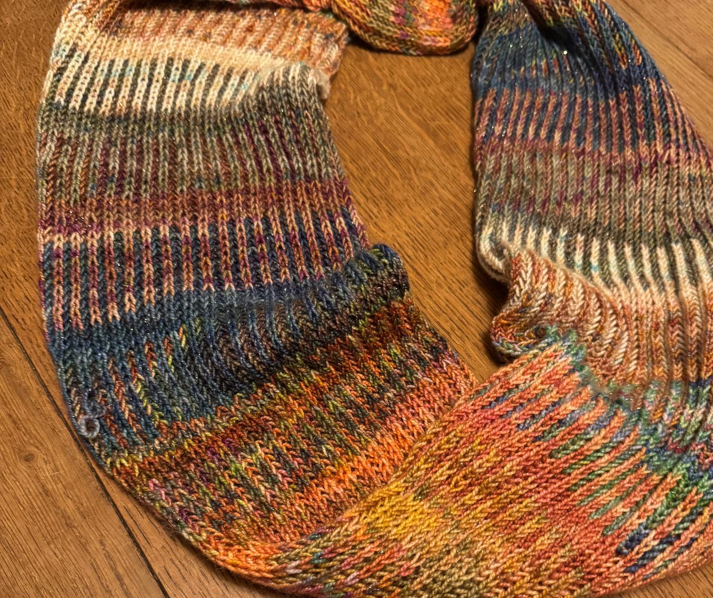 Brioche Cowl -  KNITTING Shawl Pattern - Intermediate - NEW