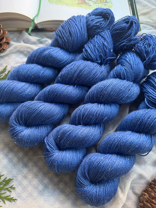 Heffalumps & Woozles - Silky 4 Ply -  Winnie the Pooh - hand dyed yarn - ready to ship - NEW