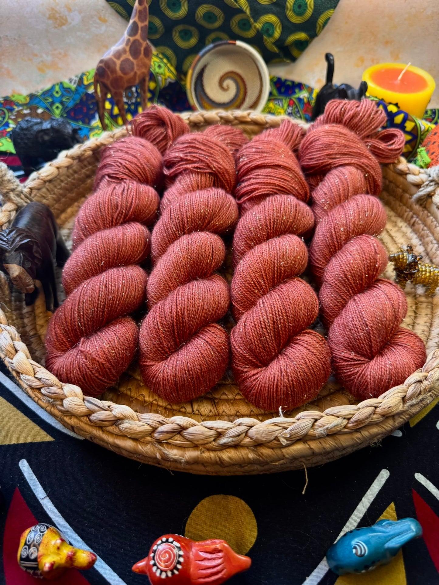 Pumbaa - Lion King - Hand Dyed Yarn - DYED TO ORDER - 6-8 Weeks - NEW