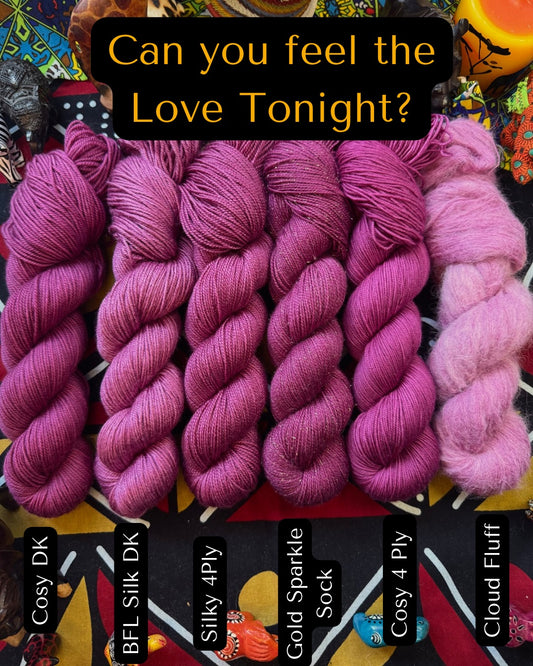 Can you feel the Love Tonight? - Lion King - Hand Dyed Yarn - DYED TO ORDER - 6-8 Weeks - NEW
