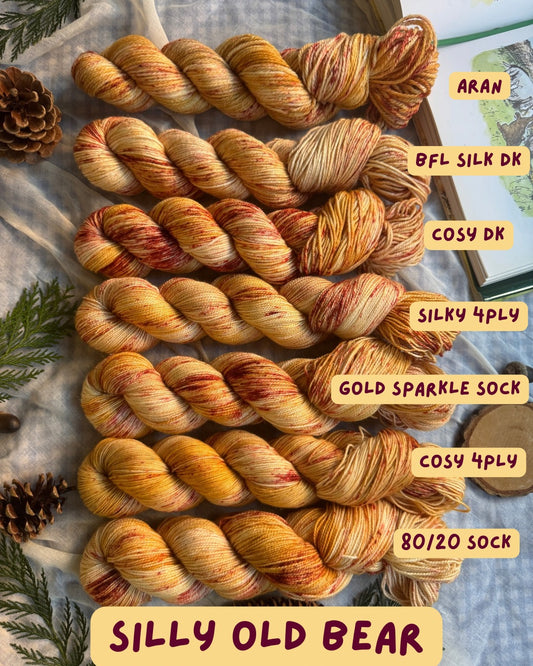 Silly Old Bear - Winnie the Pooh - Dyed to Order 6-8 Weeks - NEW