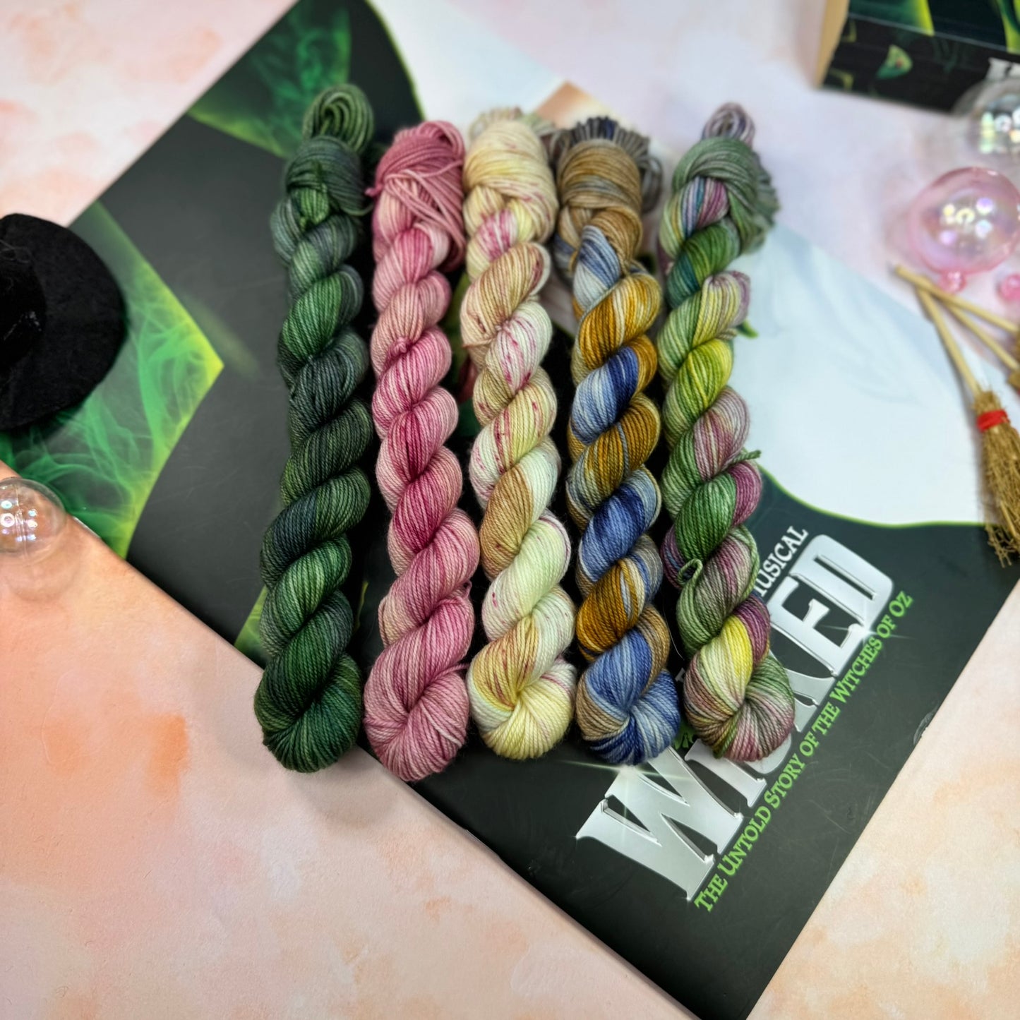 Wicked Musicals Collection Cosy DK Mini skeins x 5 - Hand Dyed Yarn
