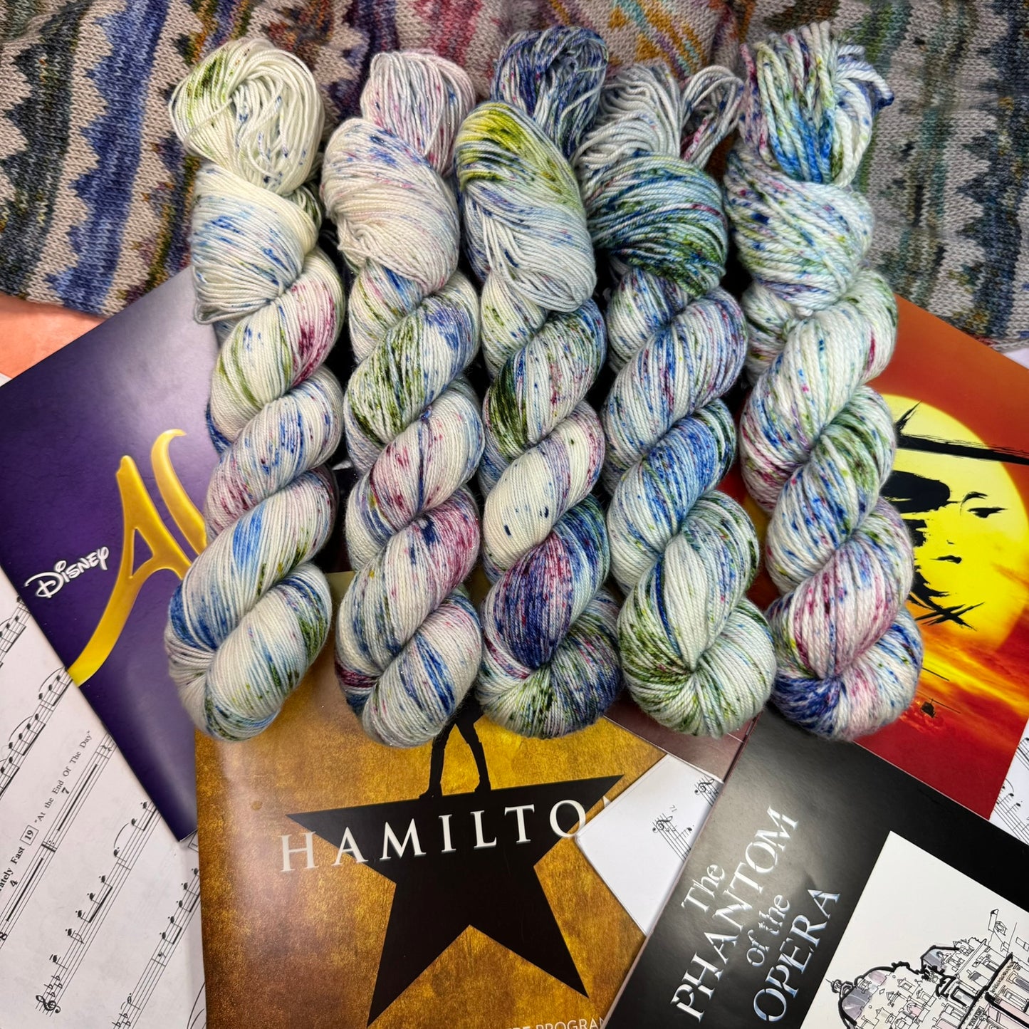 Mamma Mia - Aran -  Musicals Collection - Hand Dyed Yarn