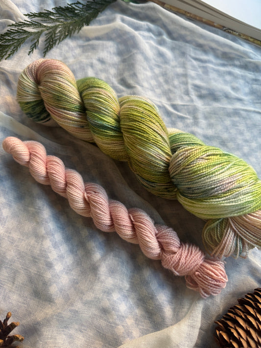 Piglet - Sock Set - Winnie the Pooh - Ready to Ship - hand dyed yarn - NEW