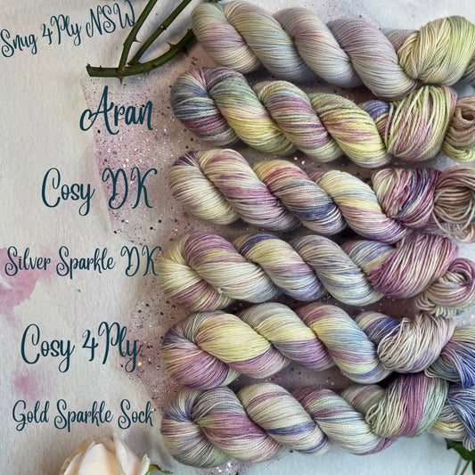 Fairytale Castle - Once Upon a Dream - DYED TO ORDER-  Hand Dyed Yarn - Dyed to Order - Cosy 4Ply, Cosy DK, Aran, Sock, Sparkle DK, Sparkle Sock, Snug NSW 4Ply - NEW