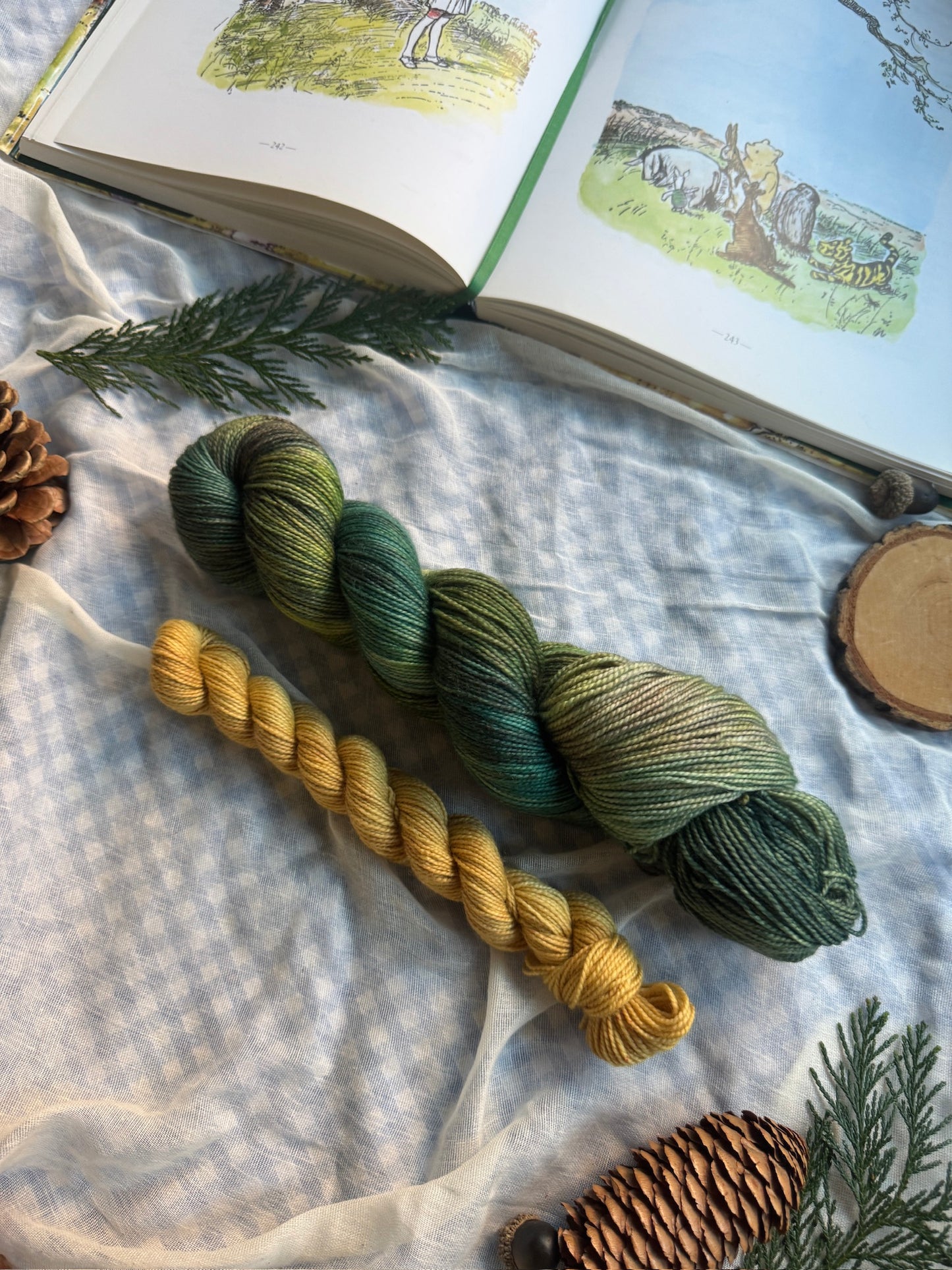 The Six Pine Trees - Winnie the Pooh - Dyed to Order 6-8 Weeks - NEW