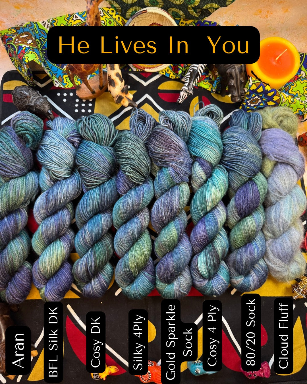 He Lives in You - Lion King - Hand Dyed Yarn - DYED TO ORDER - 6-8 Weeks - NEW