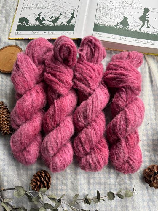 A Bear of very little brain - Alpaca Fluff DK - Winnie the Pooh - Hand dyed yarn - Ready to Ship - NEW