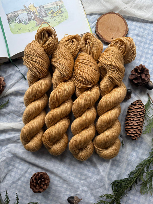 A Little S'mackeral of Something - Cosy DK - Winnie the Pooh - hand dyed yarn - ready to ship - NEW