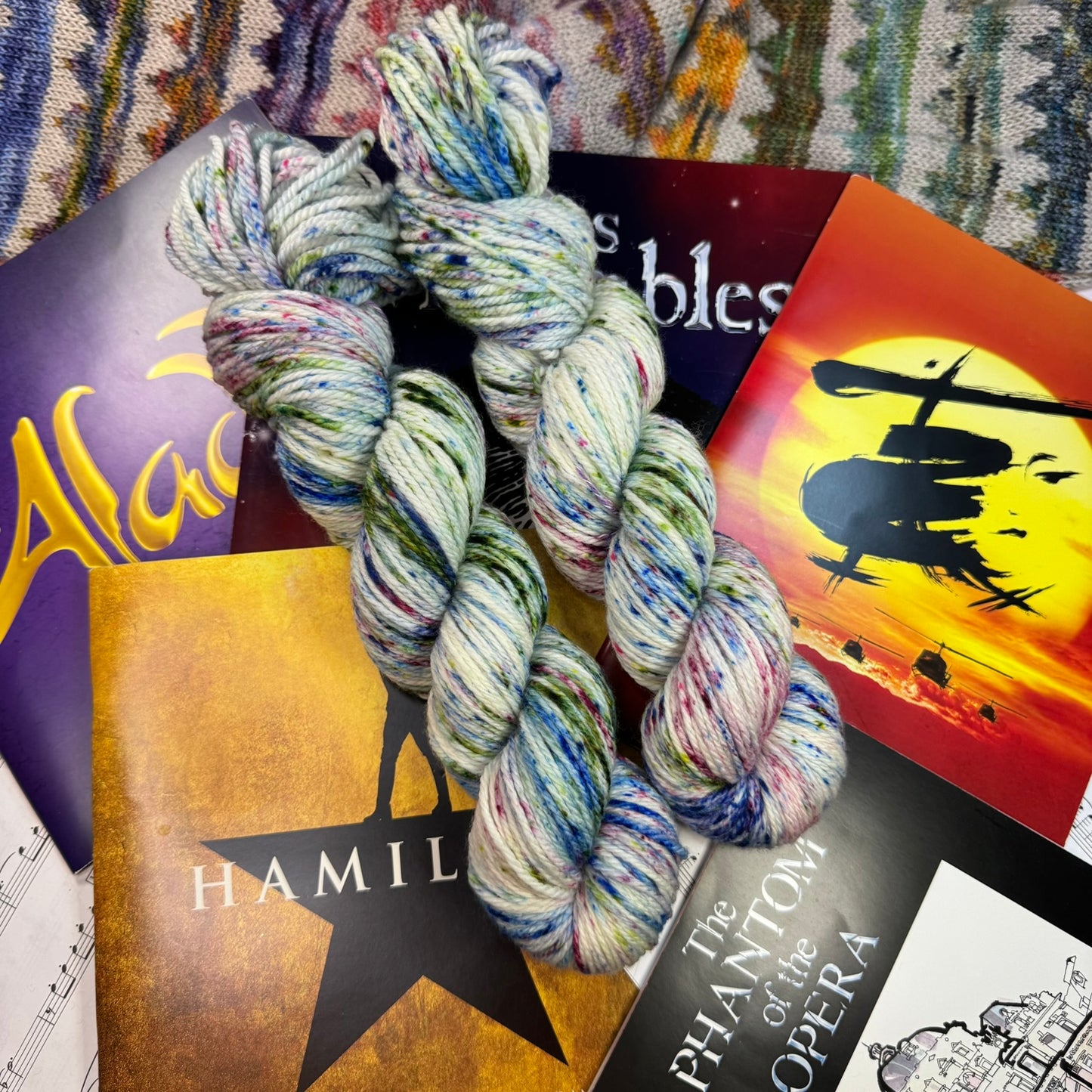 Mamma Mia - Aran -  Musicals Collection - Hand Dyed Yarn