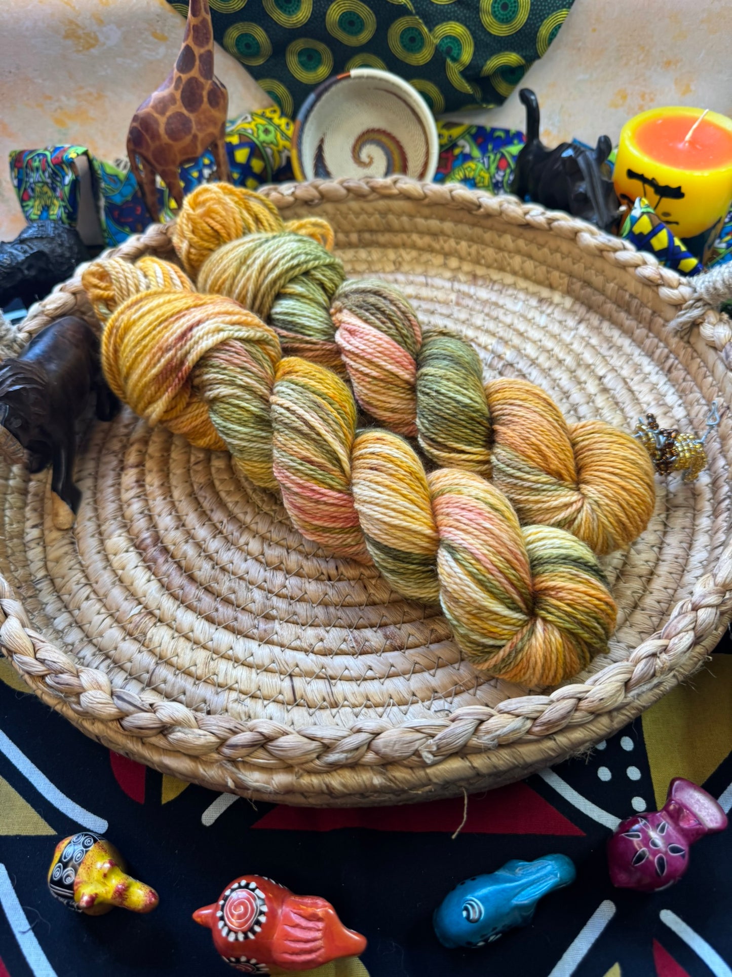 Everything the Light Touches - Lion King - Hand Dyed Yarn - DYED TO ORDER - 6-8 Weeks - NEW